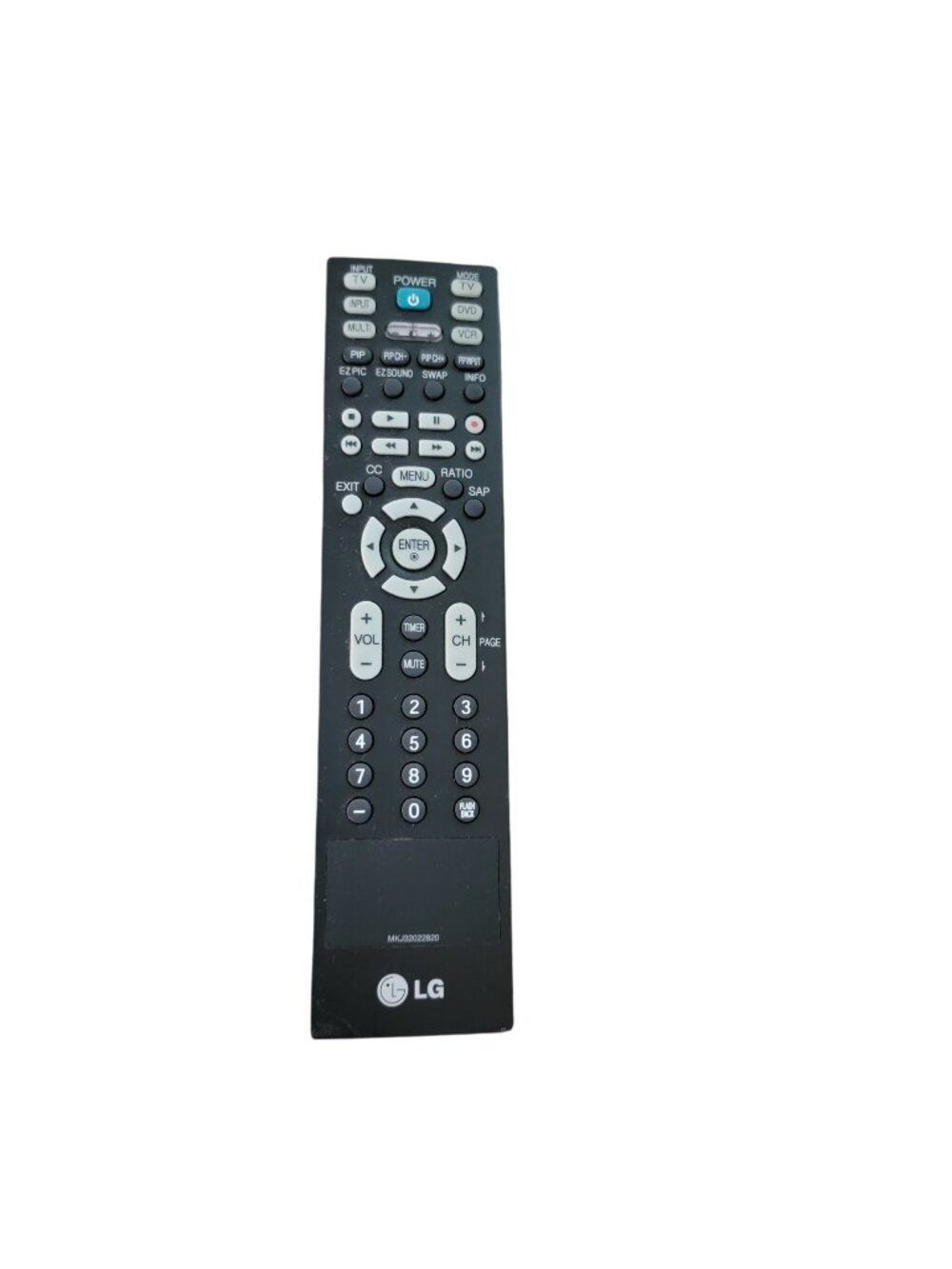 Genuine LG TV Remote Control MKJ32022820 Tested and Works